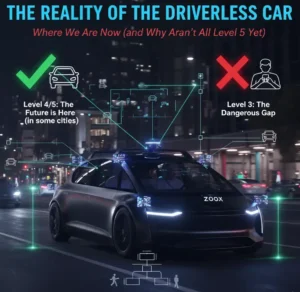 The Reality of the Driverless Car: Where We Are Now (and Why We Aren’t All Level 5 Yet)