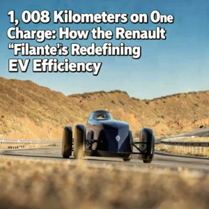 Renault Filante Record Breaks the 1,000-Kilometer Barrier in a Landmark Electric Vehicle Test