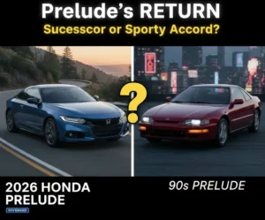 The Return of the Prelude: Honda has finally brought the Prelude back as a hybrid.