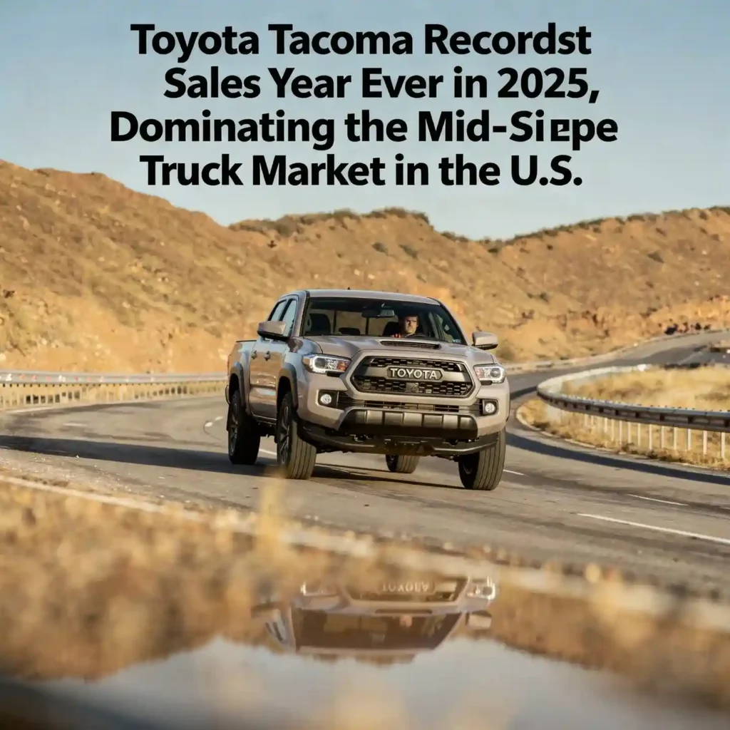 Toyota Tacoma Sales Hit Record High in 2025, Leading the U.S. Mid-Size Pickup Market