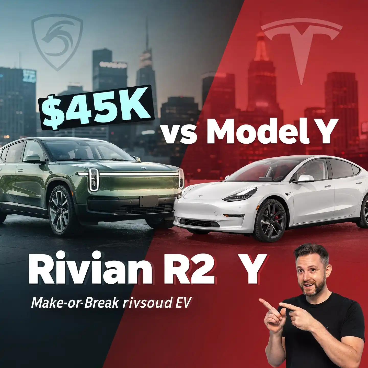 The $45k Rivian R2: This is the make-or-break moment for Rivian. Review its ability to compete with the Tesla Model Y in the mass market.
