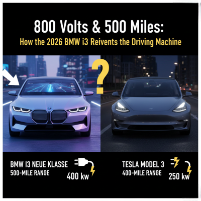 800 Volts and 500 Miles: How the 2026 BMW i3 "Neue Klasse" Reinvents the Ultimate Driving Machine