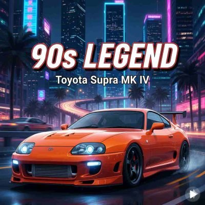 Toyota Supra MK IV, Supra A80, 2JZ-GTE, 90s JDM